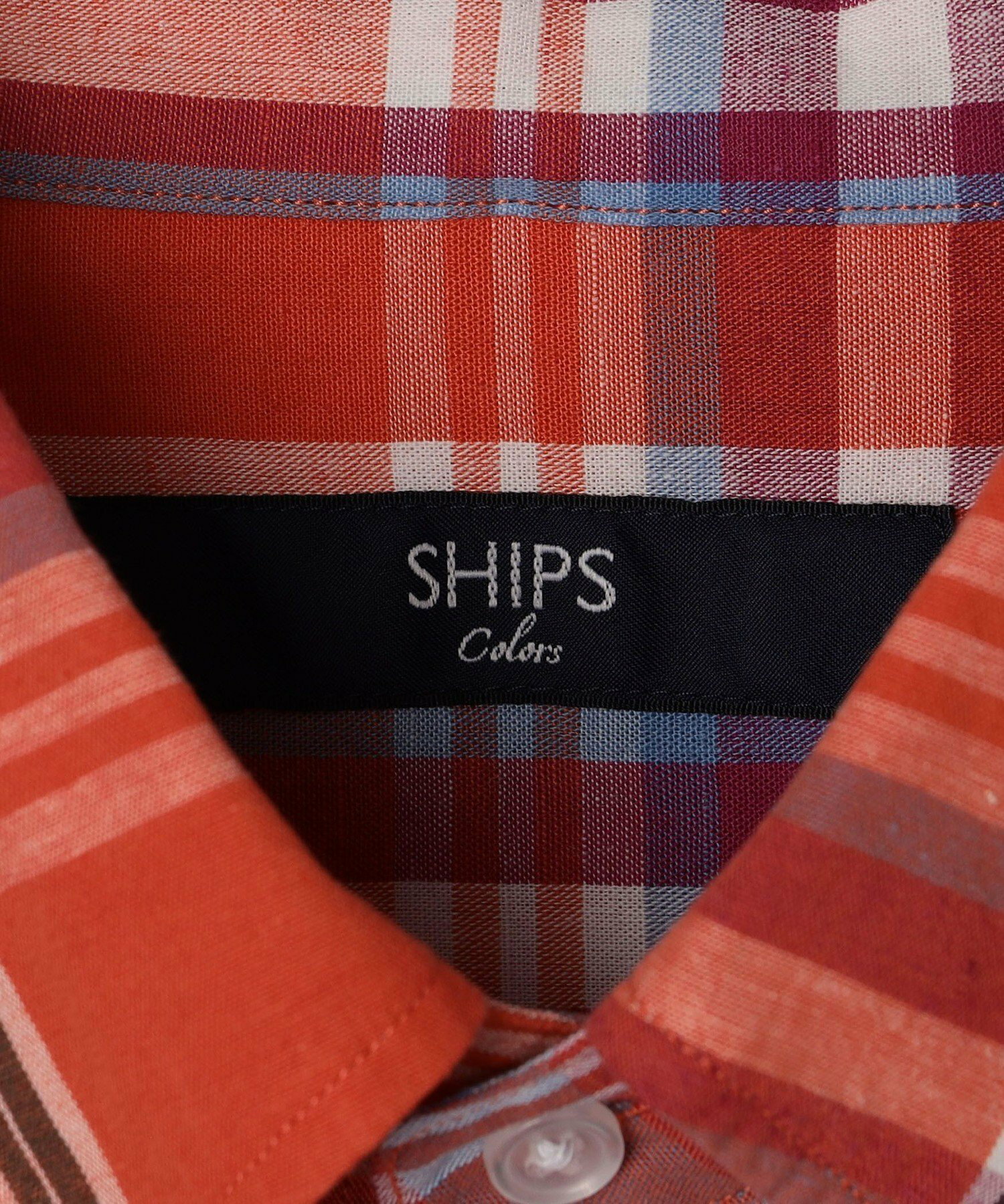 SHIPS Colors:<洗濯機可能>マドラスチェック ボタンダウン シャツ